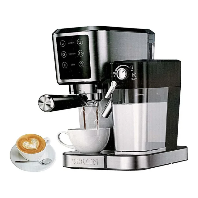 اسپرسوساز 1000 میلیلیتری برلین مدل BE-1700، مناسب تهیه اسپرسو و کاپوچینو، دارای 1 عدد ناز 102618912