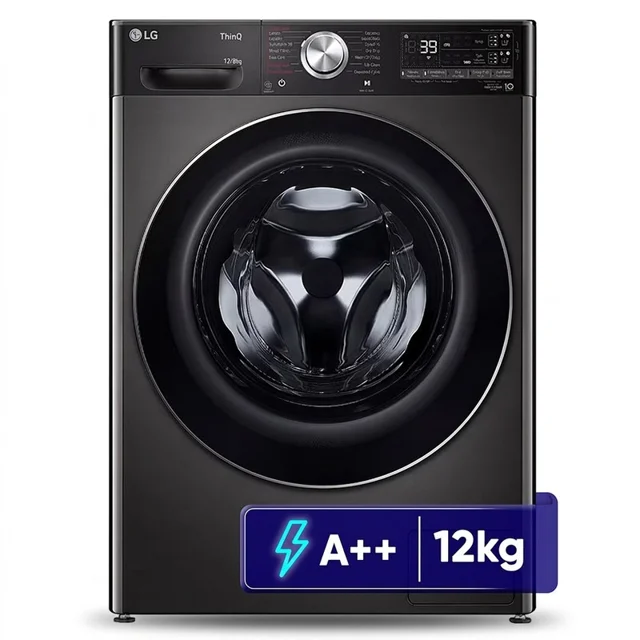 ماشین لباسشویی 12 کیلوگرم اتوماتیک ال جی مدل F4V9BDP2EE دارای قابلیت خشککن صددرصد